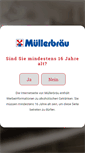 Mobile Screenshot of muellerbraeu.com